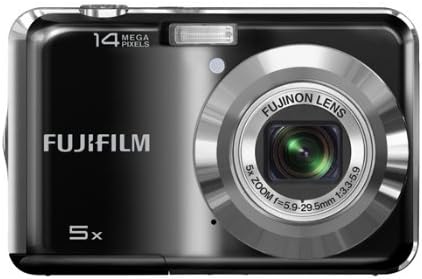 Fujifilm FinePix AX300 14 MP Digital Camera with Fujinon 5x Wide Angle Optical Zoom Lens (Black) (OLD MODEL)