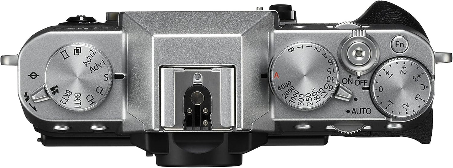 Fujifilm X-T20 Mirrorless Digital Camera w/XF18-55mmF2.8-4.0 R LM OIS Lens-Silver
