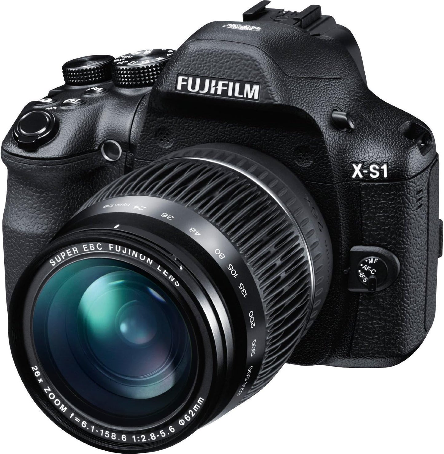 Fujifilm X-S1 12MP EXR CMOS Digital Camera with Fujinon F2.8 to F5.6 Telephoto Lens and Ultra-Smooth 26x Manual Zoom (24-624mm)