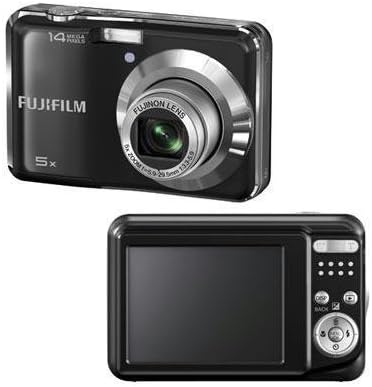 Fujifilm FinePix AX300 14 MP Digital Camera with Fujinon 5x Wide Angle Optical Zoom Lens (Black) (OLD MODEL)