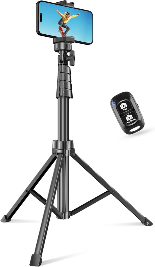 Sensyne 62" Phone Tripod Selfie Stick with Remote Extendable Stand