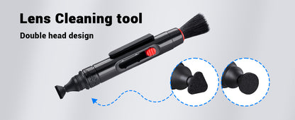 Camera Lens Cleaning Kit, 10-in-1 Camera Cleaning Kit, Camera Lens Cleaner and Camera Accessories, Includes Lens Cleaning Kit/Lens Cleaner/Lens Cleaning Pen/Soft Brush
