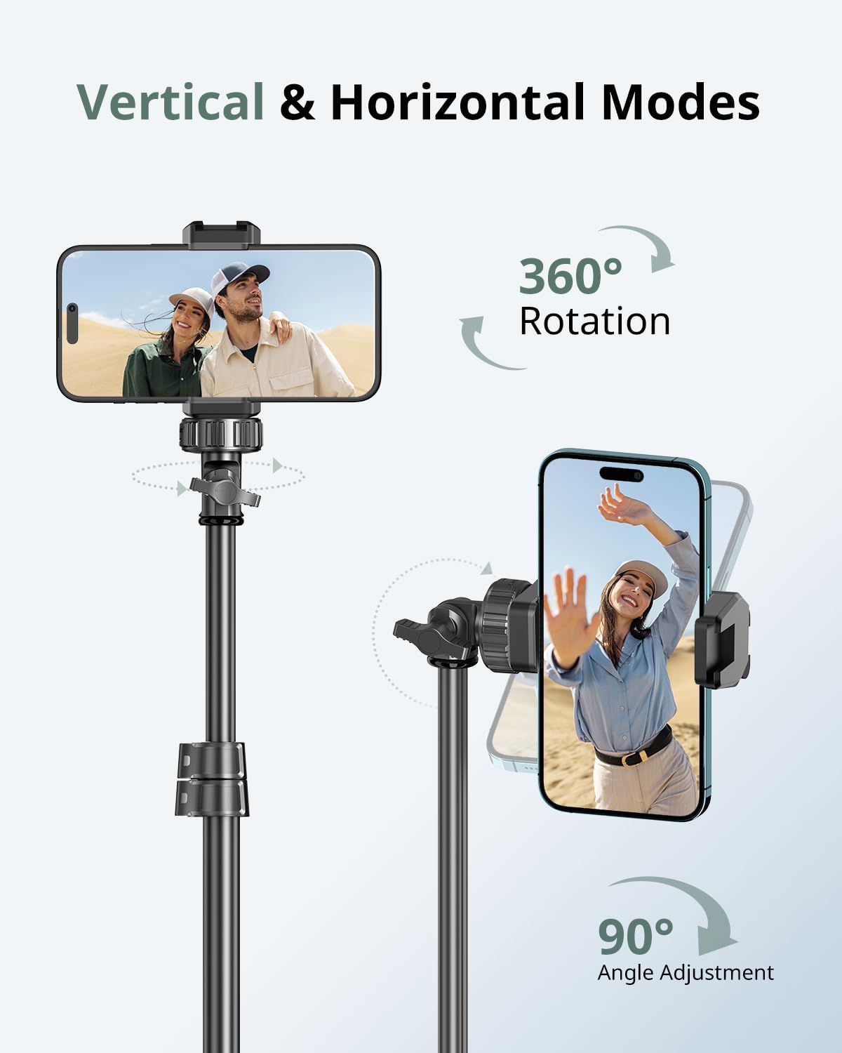 Sensyne 62" Phone Tripod Selfie Stick with Remote Extendable Stand