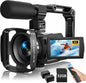 8K Vlogging Camera Camcorder WiFi 18X Zoom Night Vision