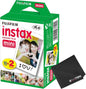 Fujifilm Instax Mini Instant Camera Film + Boomph’s Ultimate Performance Cloth – Capture Memories Anytime, Anywhere