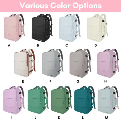 Taygeer Travel Backpack Pink Carry-On Laptop Bag 15.6" TSA Approved