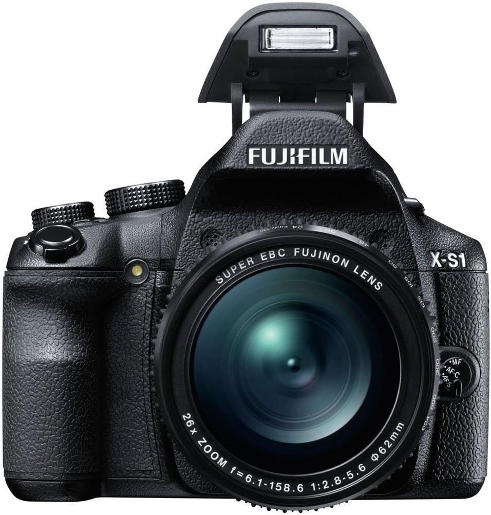 Fujifilm X-S1 12MP EXR CMOS Digital Camera with Fujinon F2.8 to F5.6 Telephoto Lens and Ultra-Smooth 26x Manual Zoom (24-624mm)