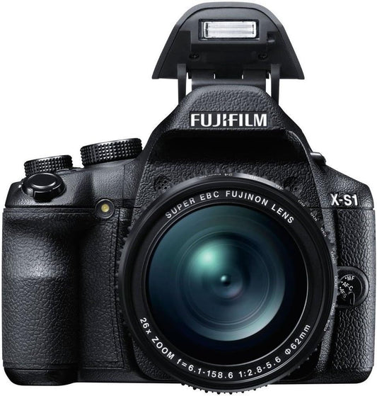 Fujifilm X-S1 12MP EXR CMOS Digital Camera with Fujinon F2.8 to F5.6 Telephoto Lens and Ultra-Smooth 26x Manual Zoom (24-624mm)