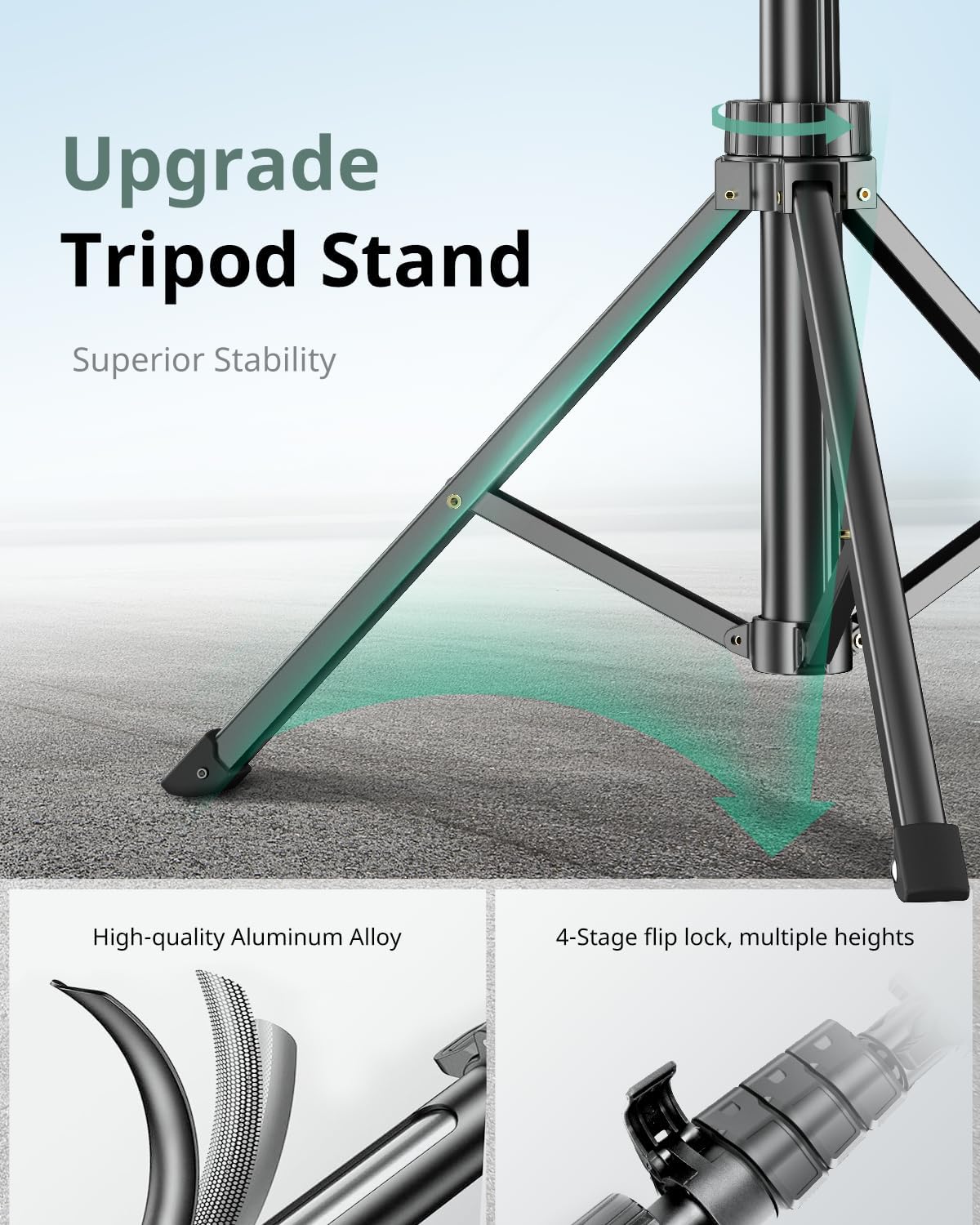 Sensyne 62" Phone Tripod Selfie Stick with Remote Extendable Stand
