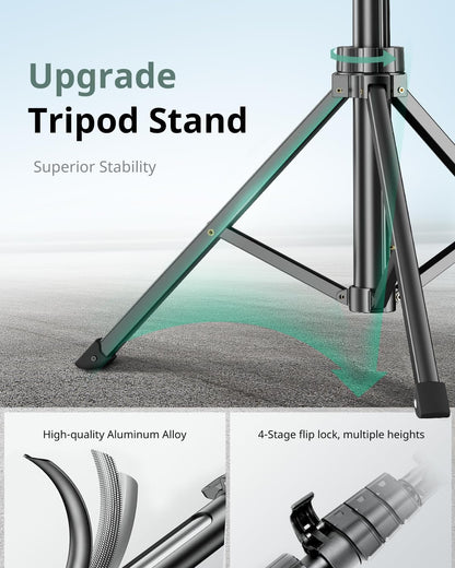 Sensyne 62" Phone Tripod Selfie Stick with Remote Extendable Stand
