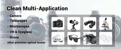 Camera Lens Cleaning Kit, 10-in-1 Camera Cleaning Kit, Camera Lens Cleaner and Camera Accessories, Includes Lens Cleaning Kit/Lens Cleaner/Lens Cleaning Pen/Soft Brush