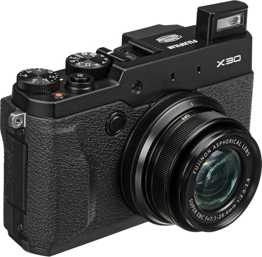 Fujifilm X30 12 MP Digital Camera with 3.0-Inch LCD (Black)