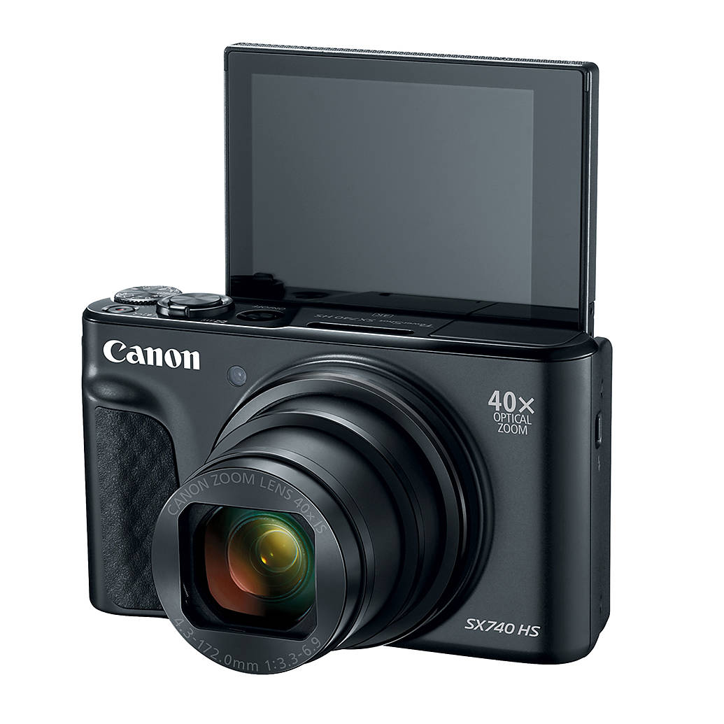 Canon PowerShot SX740 HS Digital Camera - Black