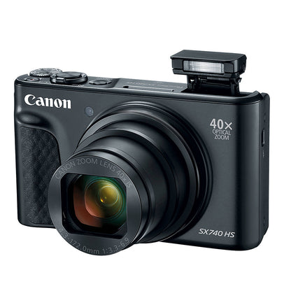 Canon PowerShot SX740 HS Digital Camera - Black