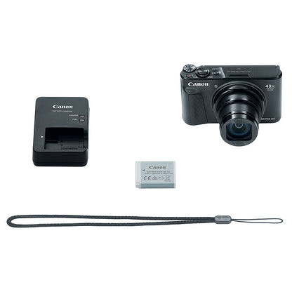 Canon PowerShot SX740 HS Digital Camera - Black