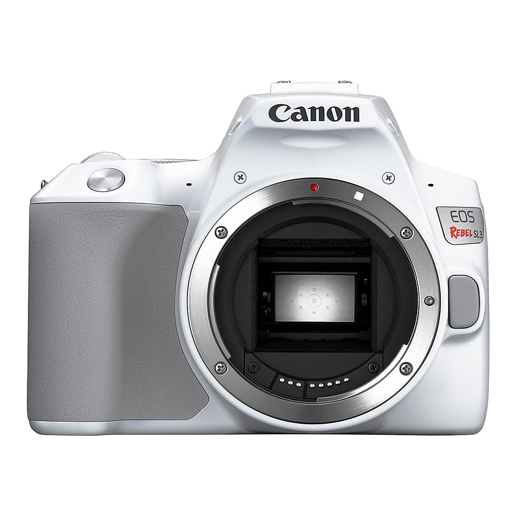 Canon EOS Rebel SL3 Camera with EF-S18-55mm f/4-5.6 IS STM Lens Kit (White)