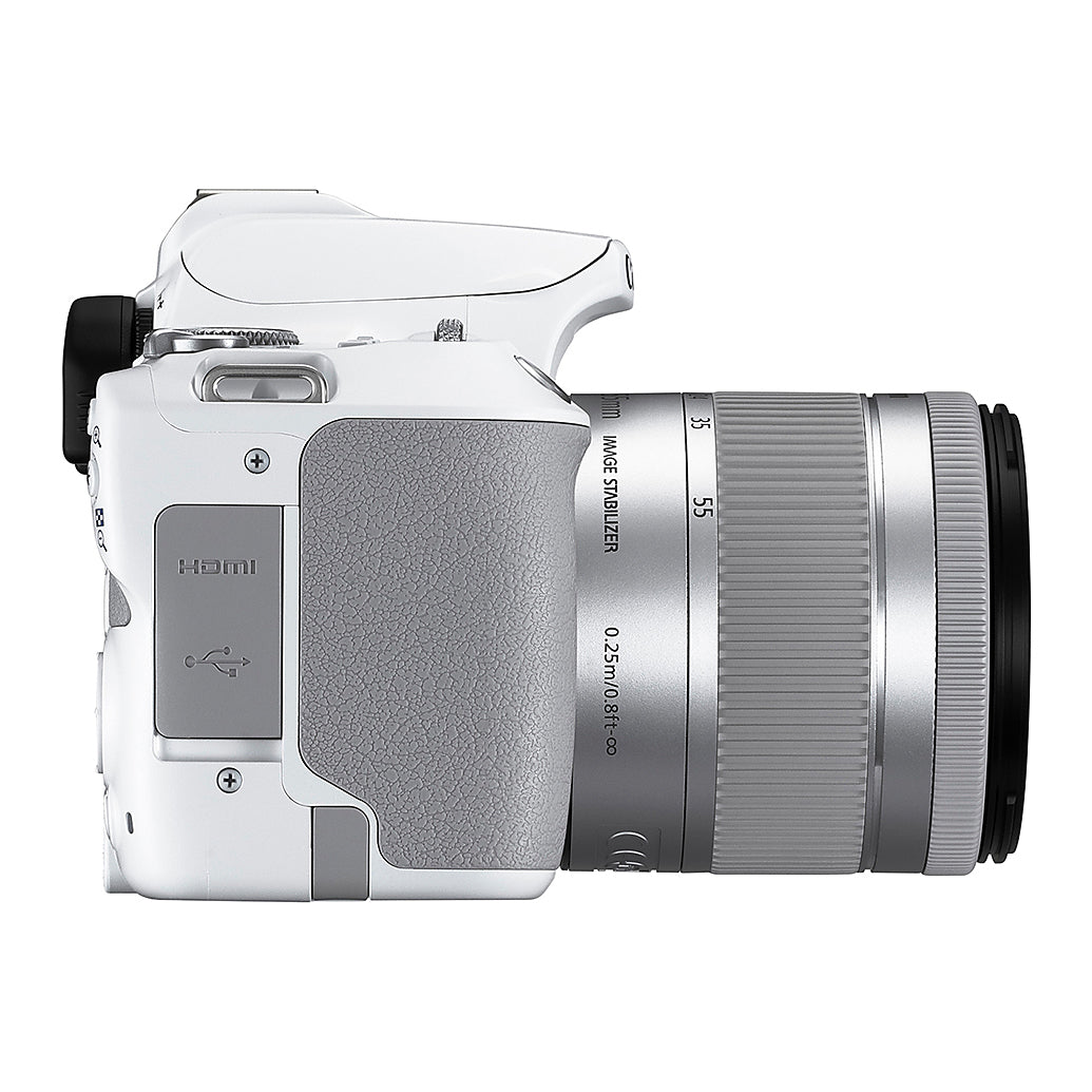 Canon EOS Rebel SL3 Camera with EF-S18-55mm f/4-5.6 IS STM Lens Kit (White)