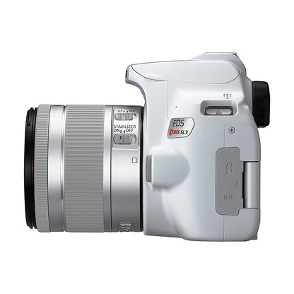 Canon EOS Rebel SL3 Camera with EF-S18-55mm f/4-5.6 IS STM Lens Kit (White)