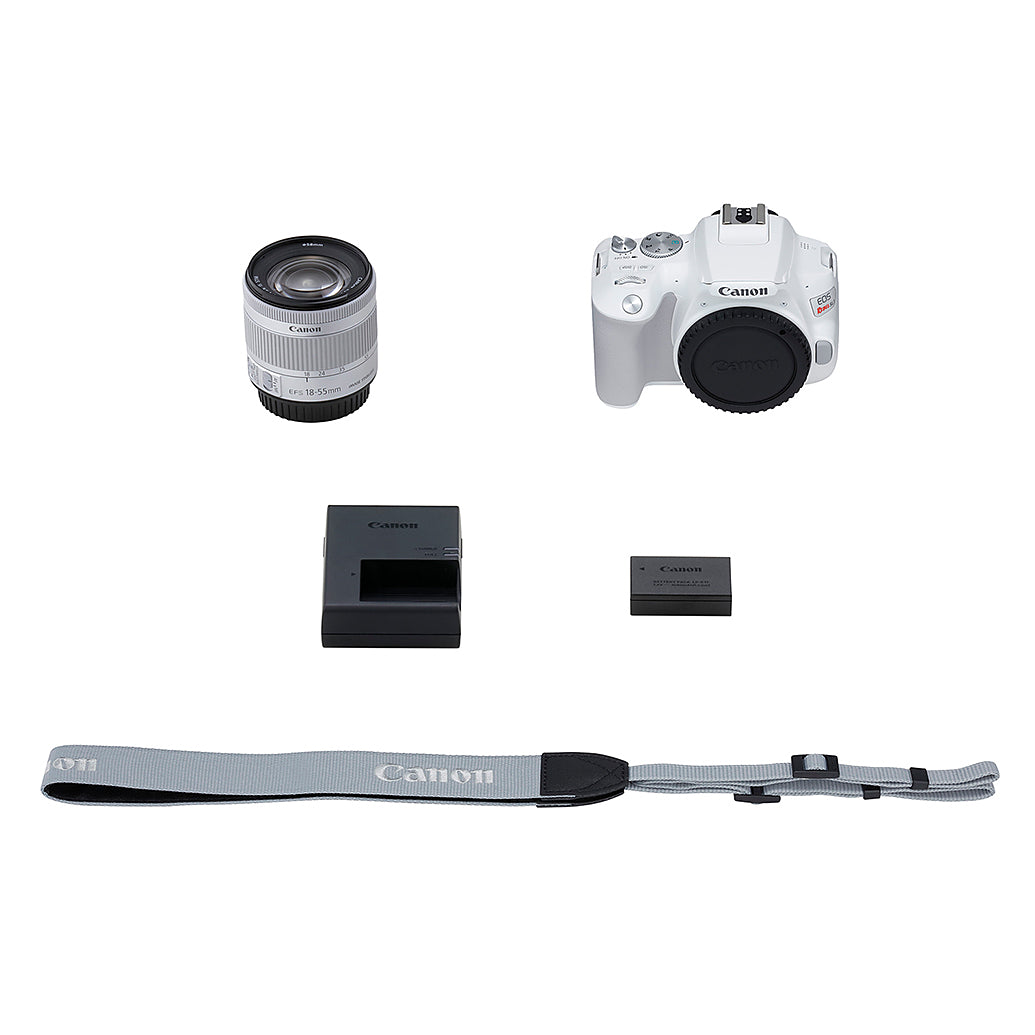 Canon EOS Rebel SL3 Camera with EF-S18-55mm f/4-5.6 IS STM Lens Kit (White)