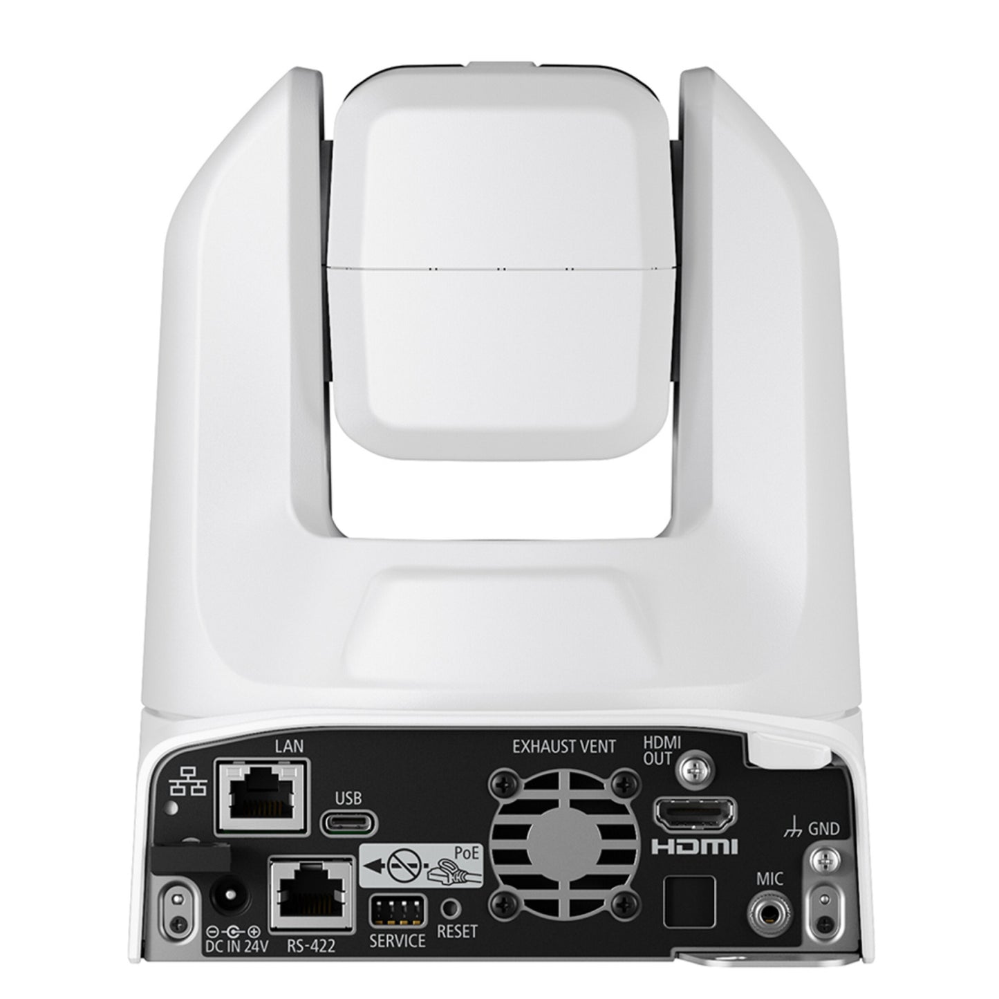 Canon CR-N100 4K NDI PTZ Camera with 20x Zoom (Titanium White)