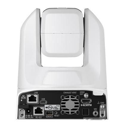 Canon CR-N100 4K NDI PTZ Camera with 20x Zoom (Titanium White)